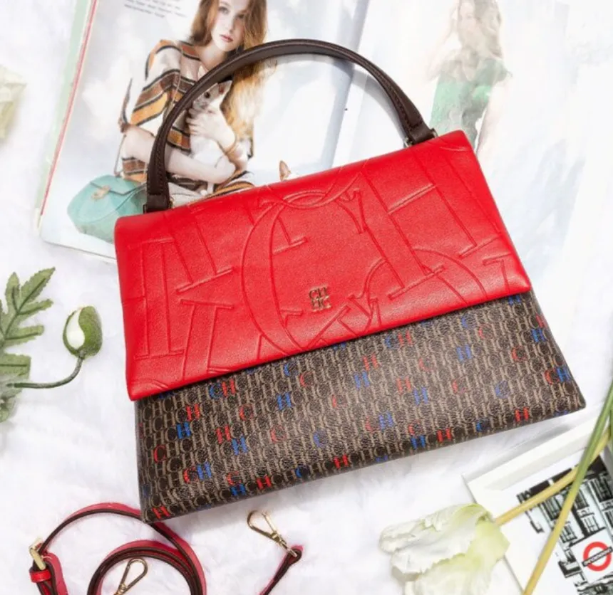 100% Genuine Leather Top-handle Trapeze Bag Luxury Brand Designer Purses