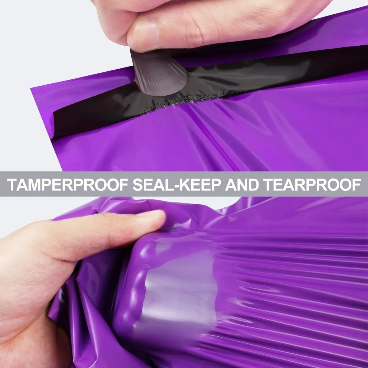 10x13 Inch Purple Poly Mailer Bags