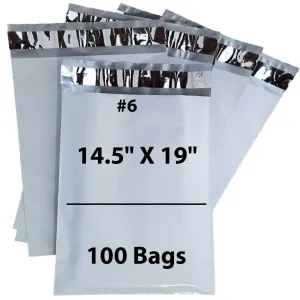 14.5X19 Inches Poly Mailers LDPE #6 Shipping Envelopes