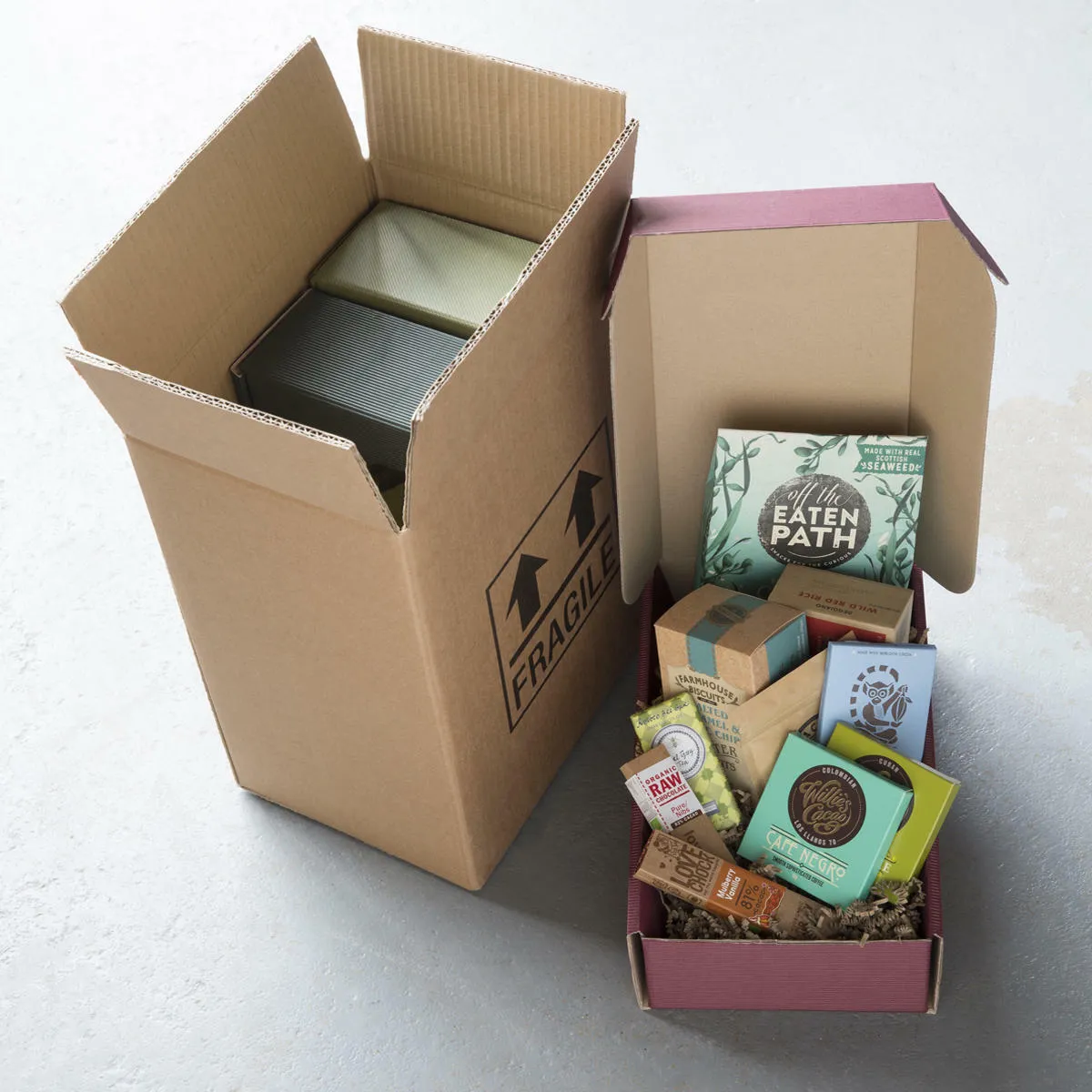 6 bottle box protective outer