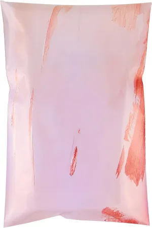 6x9 Inch (100 Pack) Eco Smart Sustainable Poly Mailers - Cute Stylish Trendy Pastel Shipping Bags for Small Business - Eco Friendly Designer Boutique Mailing Envelopes - Acrylic (Pink Paint)