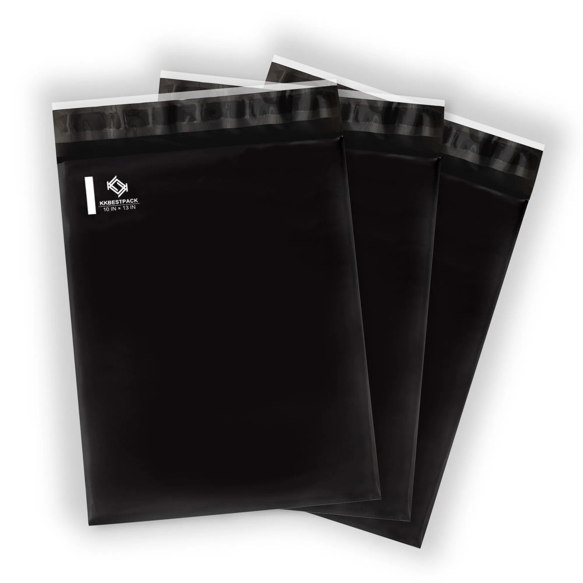 7.5 x 10.5 Poly Mailers Shipping Envelopes (Black)
