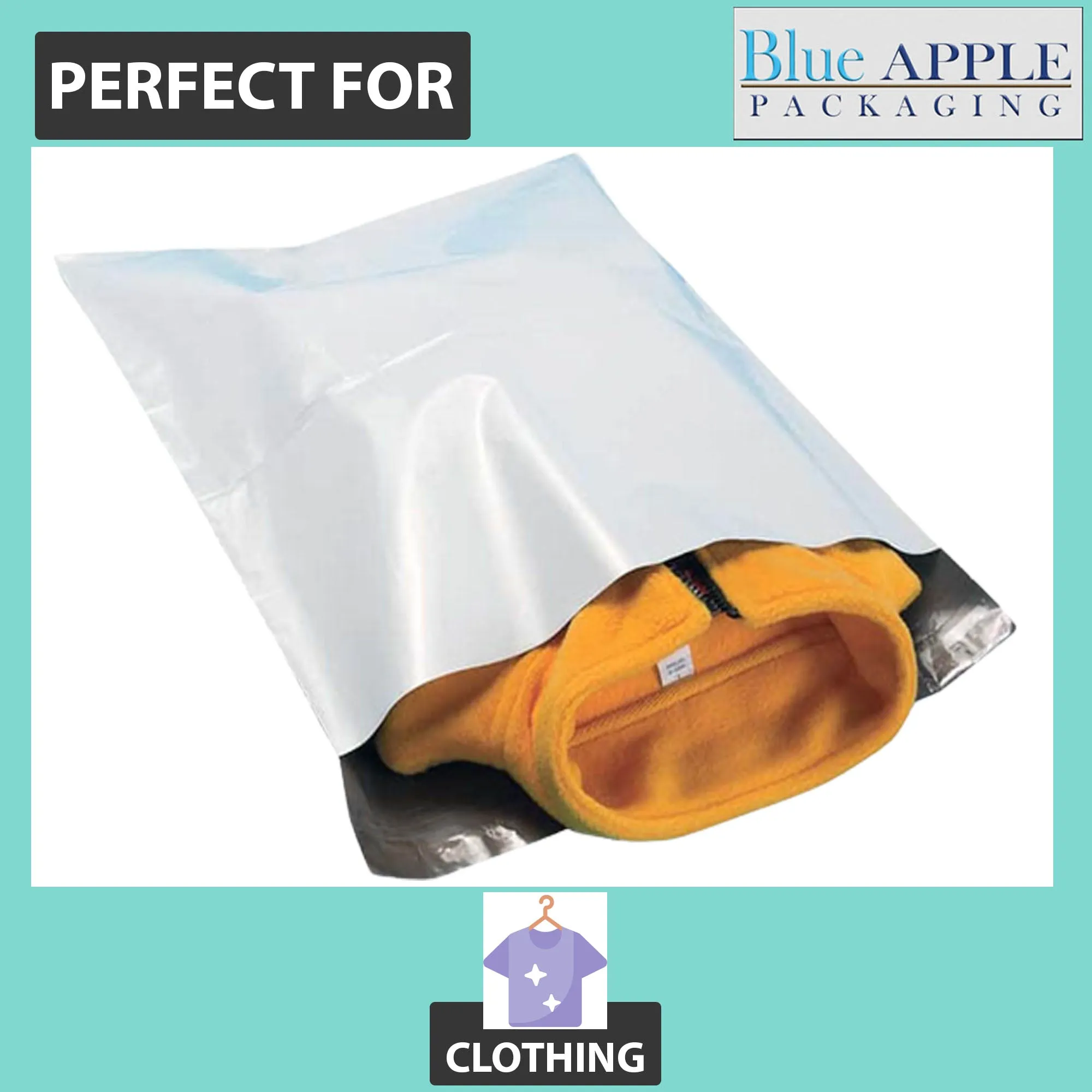 7.5X10.5 Inches Poly Mailers LDPE #2 Shipping Envelopes