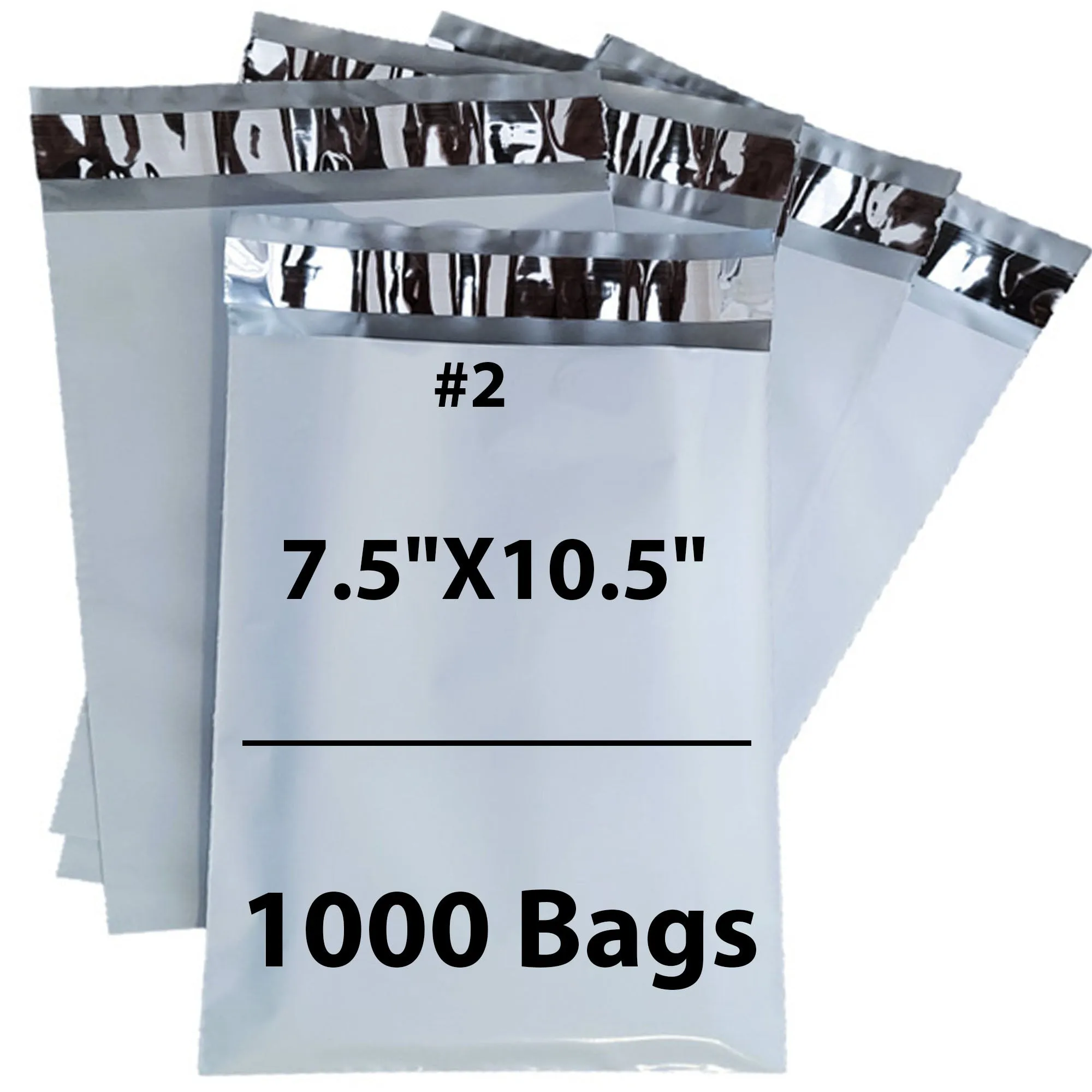 7.5X10.5 Inches Poly Mailers LDPE #2 Shipping Envelopes