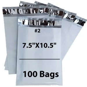 7.5X10.5 Inches Poly Mailers LDPE #2 Shipping Envelopes