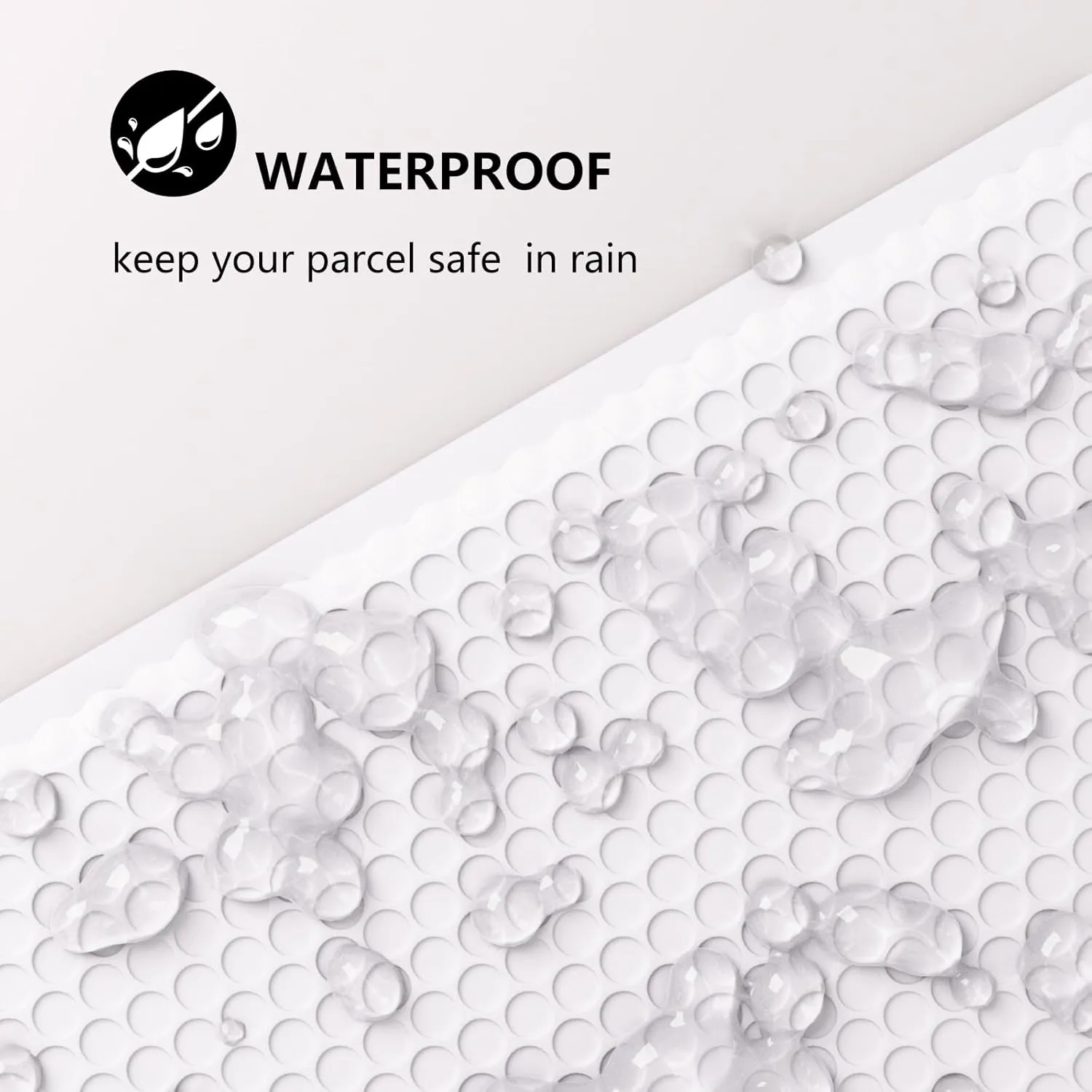 8.5 x 11 Inch Bubble Mailer 40 Pack, Waterproof Padded Envelopes with Strong Self-Seal Adhesive, Cushioning Shipping Bags with Bright Color for Small Business - White