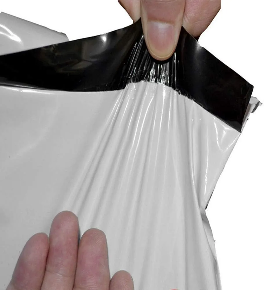 9527 Product Poly Mailers Envelopes Shipping Bags Self Sealing,100 Bags,10x13 inches,2.5 Mil (White)