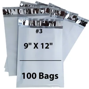9X12 Inches Poly Mailers LDPE #3 Shipping Envelopes