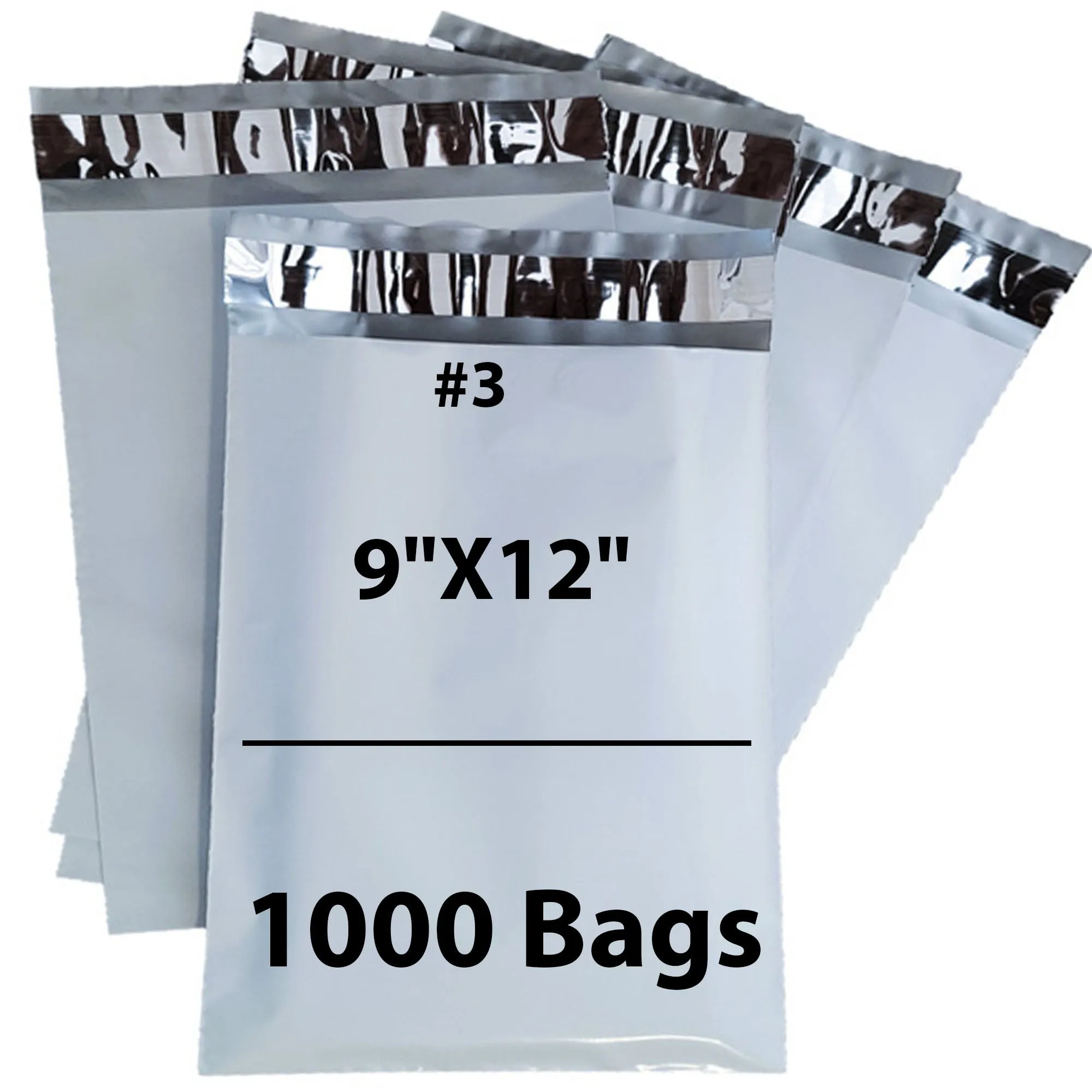 9X12 Inches Poly Mailers LDPE #3 Shipping Envelopes