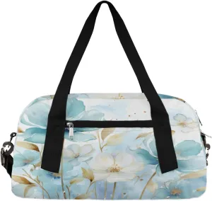 Abstract Noble Roses Kids Duffle Bag for Boys Girls Overnight Travel Bag Kids Duffel Bags Ballet Weekender Bag for School Gym Sport Sleepover Carry On Bag