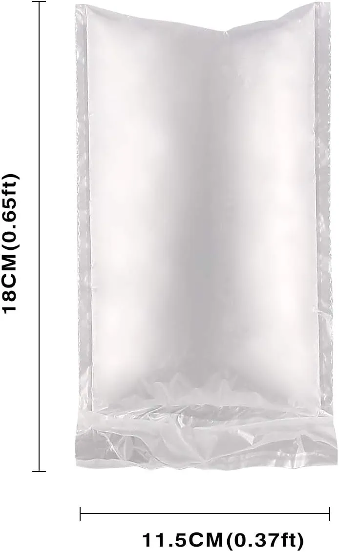 Air Cushion Film 72002 Air Pillows Air Bubble Bags Wrap Packing Roll, 1 Roll 200mm X 100mm X 200m X 0.02mm Air Cushion Films ONLY Compatible with JZBRAIN Air Cushion Machine (2 Rolls)