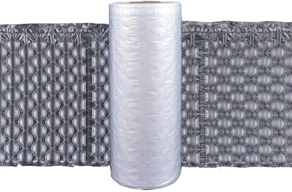 Air Cushion Film, 985Ft Air Bubble Bags Packing Roll,15.8" x 12.6" (400mm x 320mm) Compatible with Air Cushion Machine