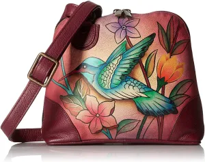 Anna by Anuschka Leather Small Multi Compartment Zip-Around Organizer