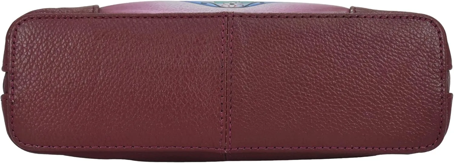 Anna by Anuschka Leather Small Multi Compartment Zip-Around Organizer