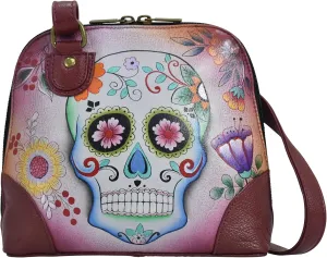 Anna by Anuschka Leather Small Multi Compartment Zip-Around Organizer