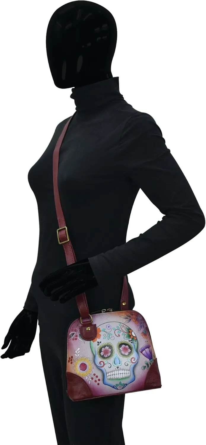 Anna by Anuschka Leather Small Multi Compartment Zip-Around Organizer
