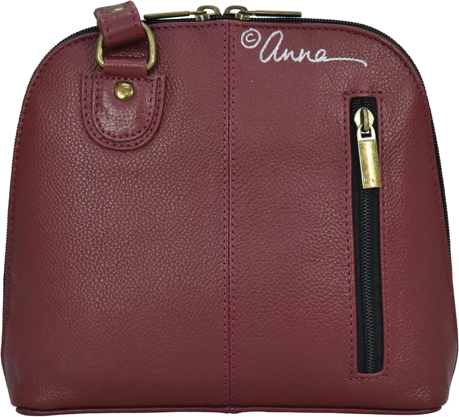 Anna by Anuschka Leather Small Multi Compartment Zip-Around Organizer