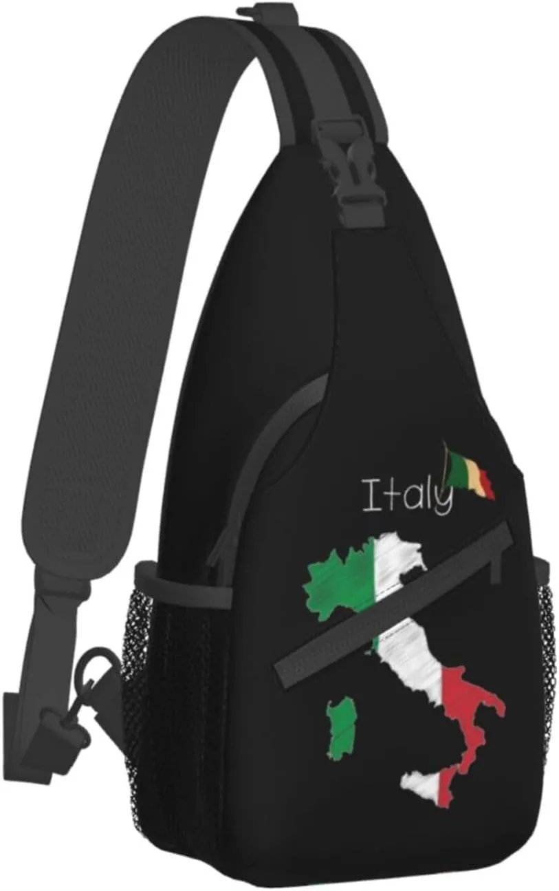 ASYG France Sling Bag France Flag Crossbody Chest Daypack Casual Backpack Shoulder Bag Hiking Bag Franch Bag