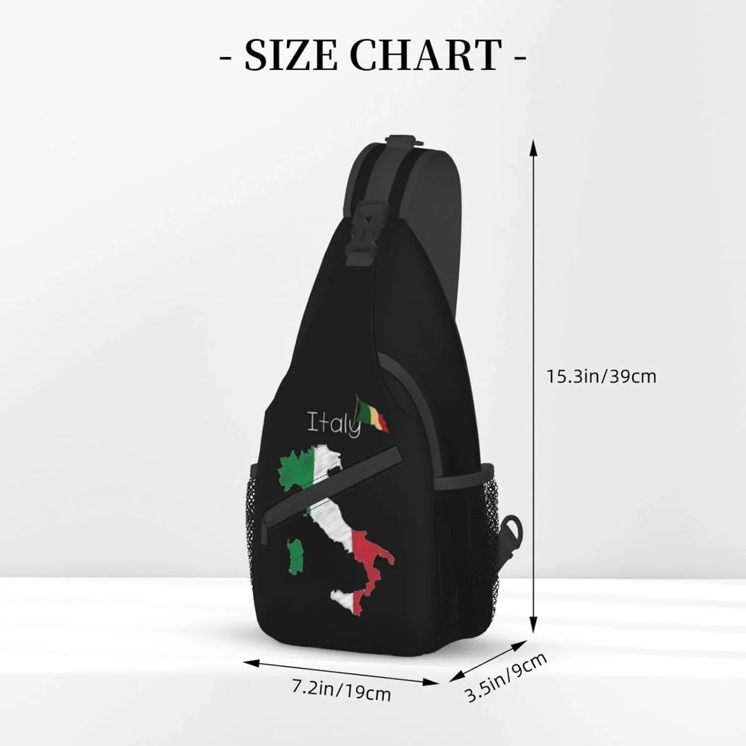 ASYG France Sling Bag France Flag Crossbody Chest Daypack Casual Backpack Shoulder Bag Hiking Bag Franch Bag