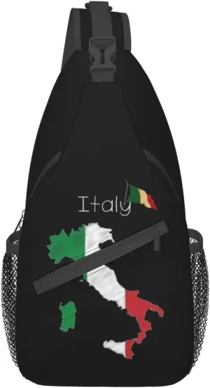 ASYG France Sling Bag France Flag Crossbody Chest Daypack Casual Backpack Shoulder Bag Hiking Bag Franch Bag