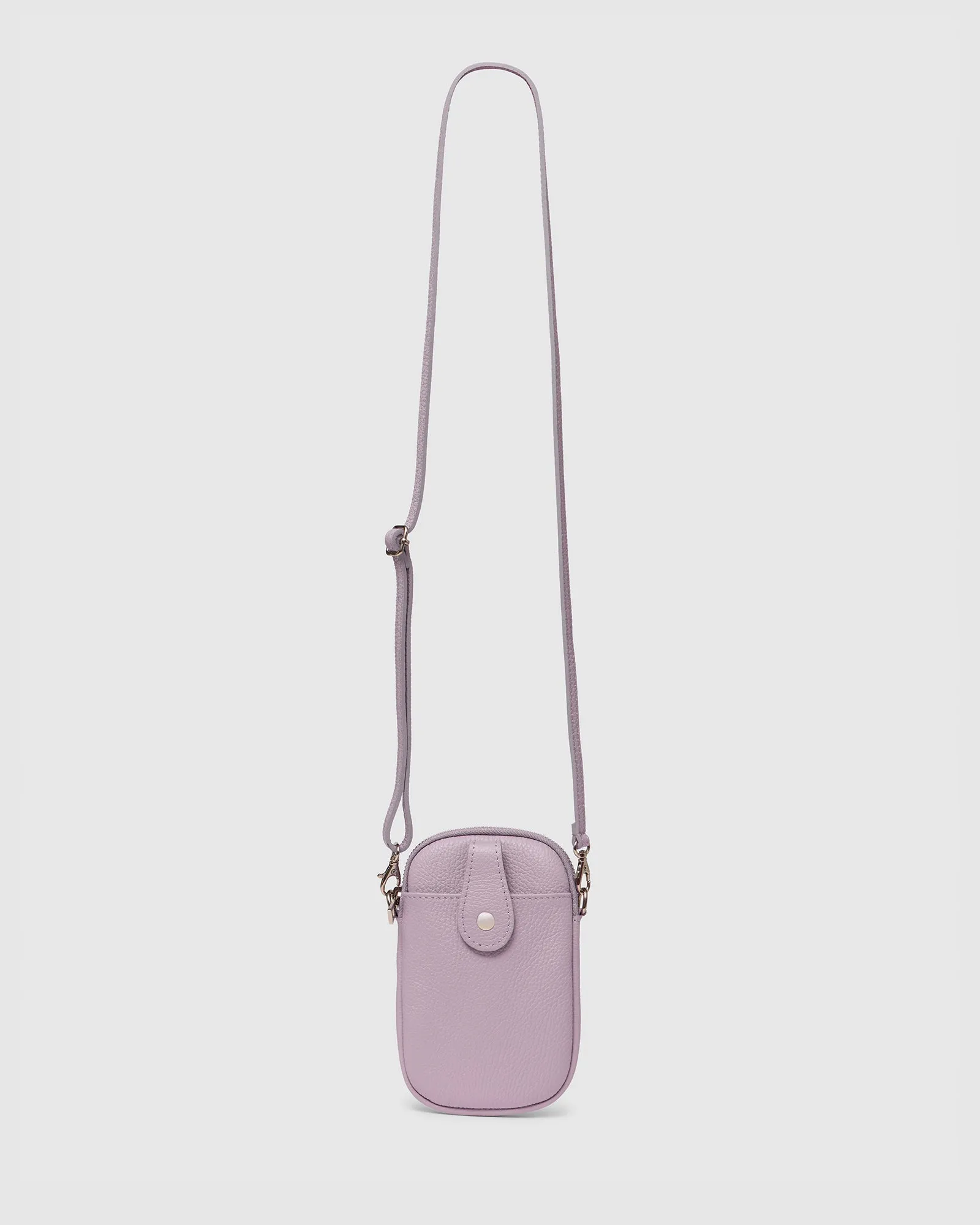 Ava Lavander Leather Crossbody Bag