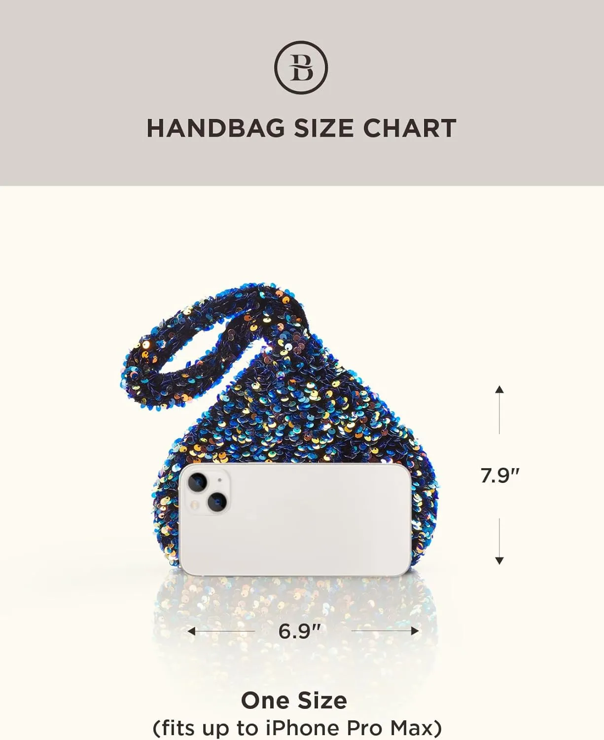 BABEYOND Women's Clutch Evening Bags Vintage Sequin Glitter Triangle Purse for 1920s Party Prom Wedding
