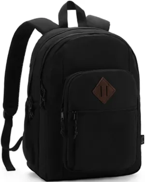Backpack for Men and Women,ChaseChic WaterResistant Lightweight School Backpacks 15-in Laptop School Bags College Travel Bookbags,Black