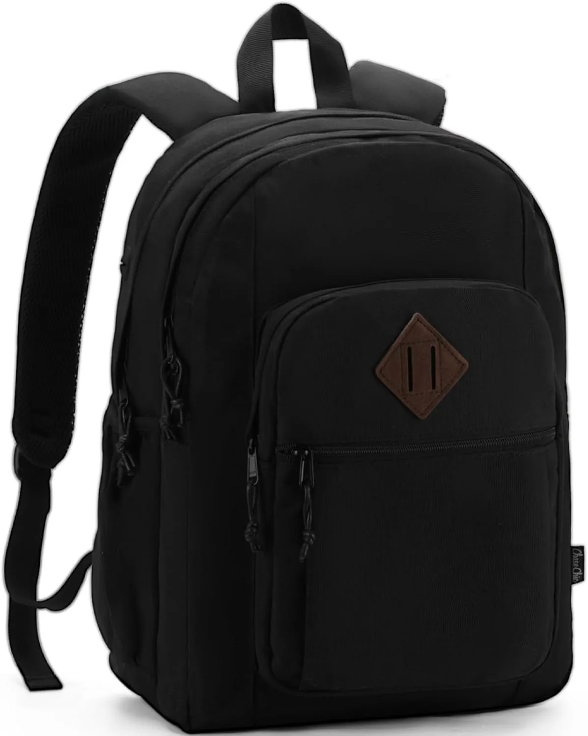 Backpack for Men and Women,ChaseChic WaterResistant Lightweight School Backpacks 15-in Laptop School Bags College Travel Bookbags,Black