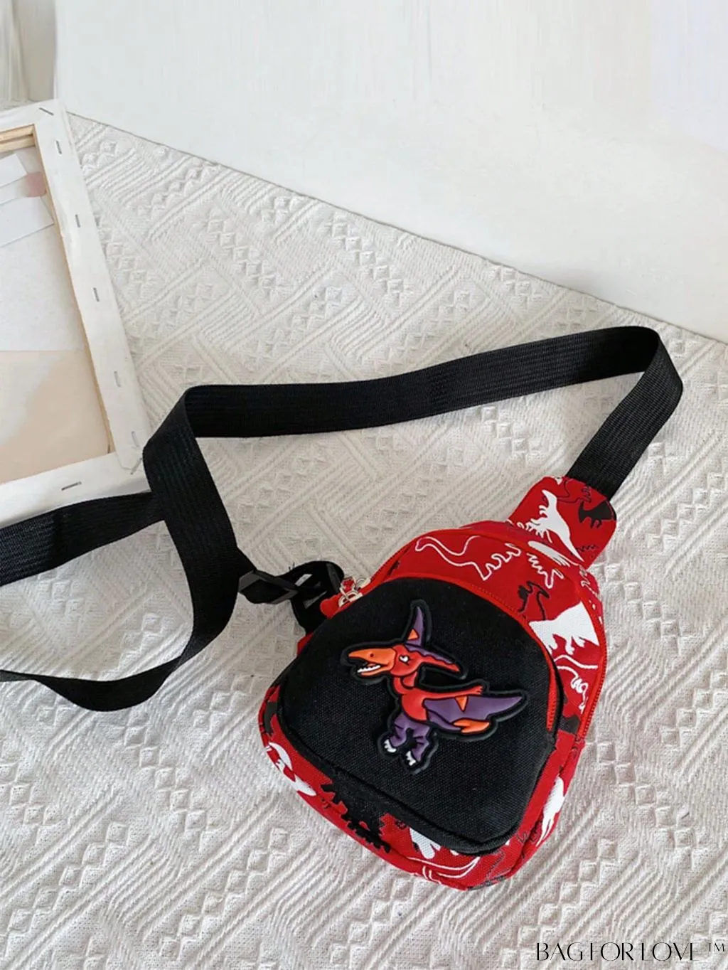 BagForLove - Adjustable Strap Mini Sling Bag with Cartoon Animal Print