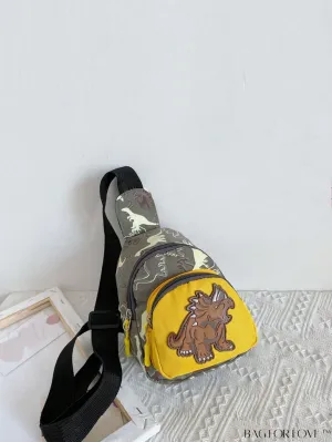 BagForLove - Adjustable Strap Mini Sling Bag with Cartoon Animal Print