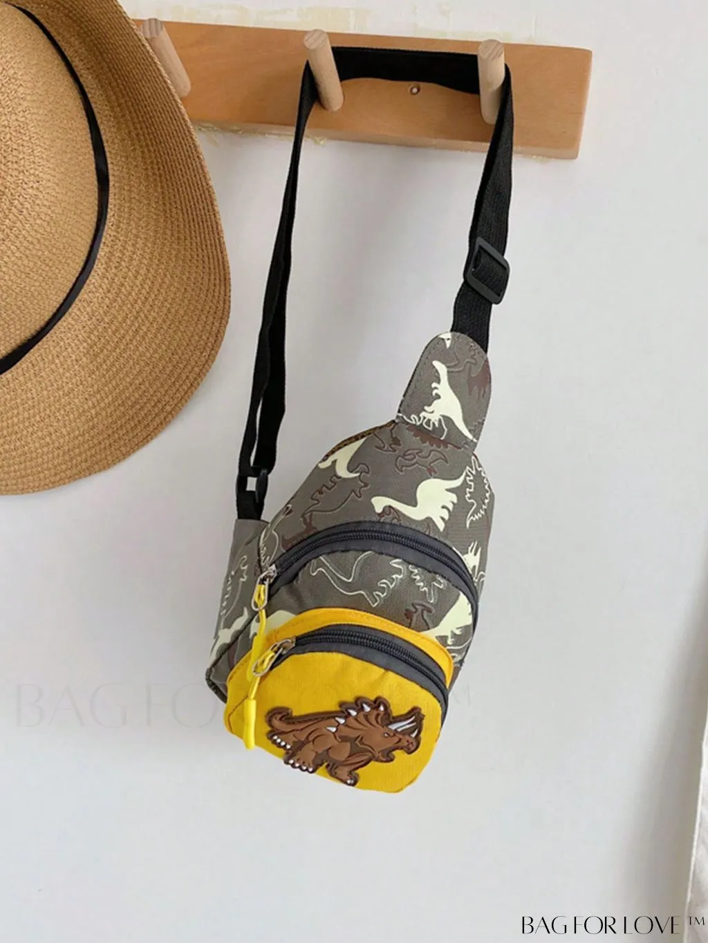 BagForLove - Adjustable Strap Mini Sling Bag with Cartoon Animal Print