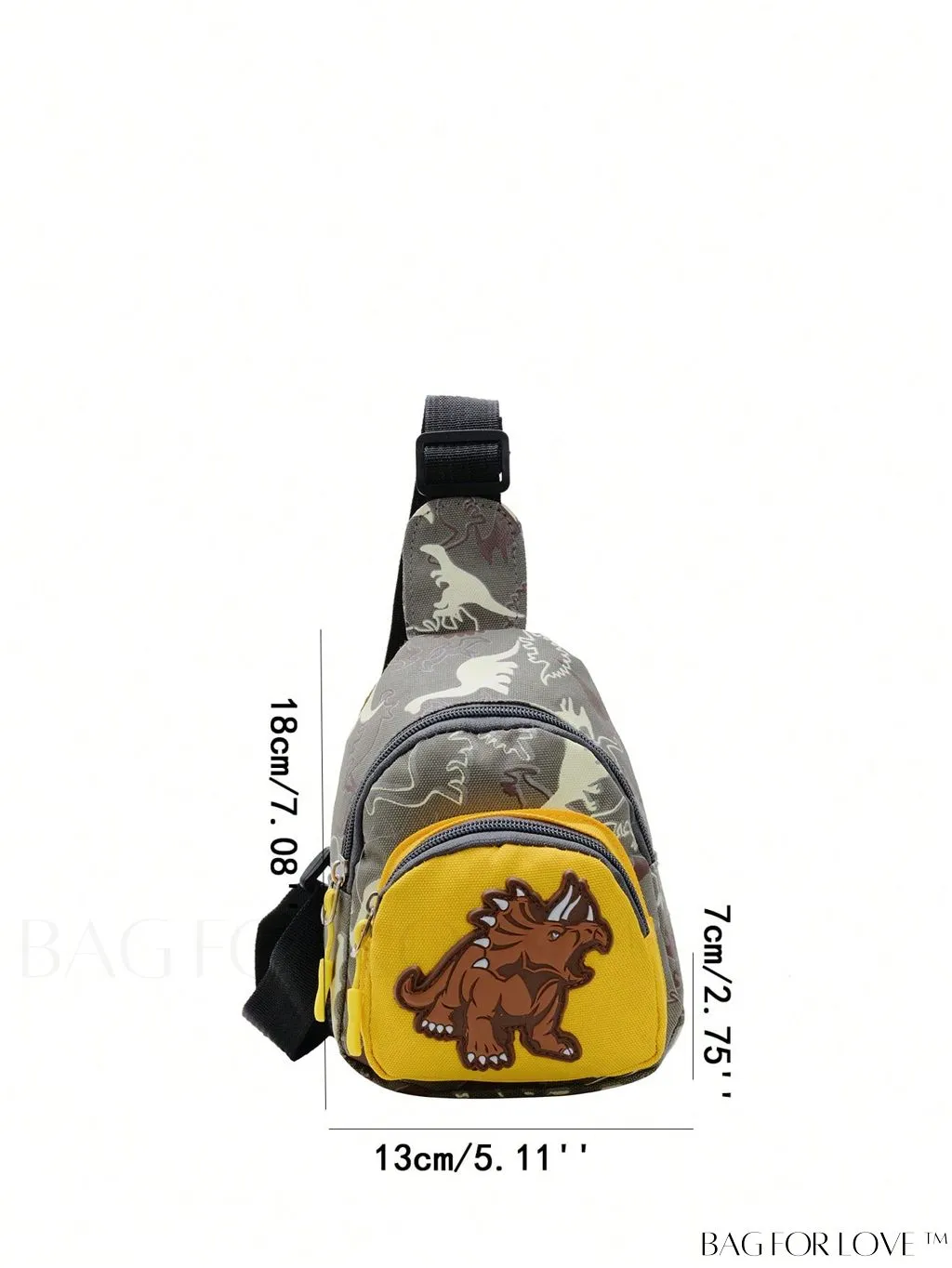 BagForLove - Adjustable Strap Mini Sling Bag with Cartoon Animal Print