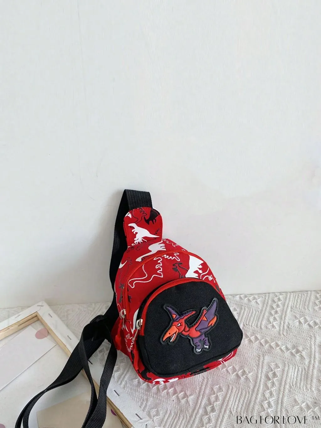 BagForLove - Adjustable Strap Mini Sling Bag with Cartoon Animal Print