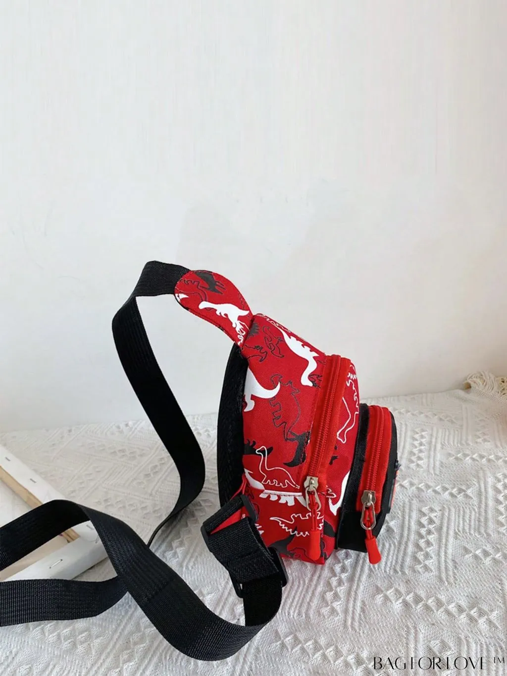 BagForLove - Adjustable Strap Mini Sling Bag with Cartoon Animal Print
