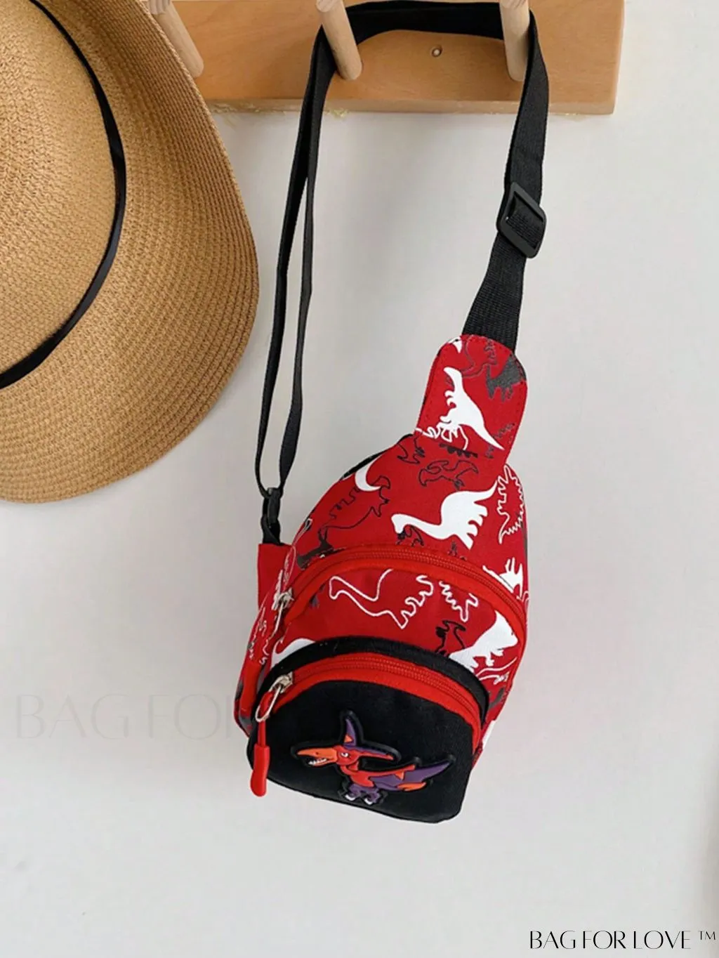 BagForLove - Adjustable Strap Mini Sling Bag with Cartoon Animal Print
