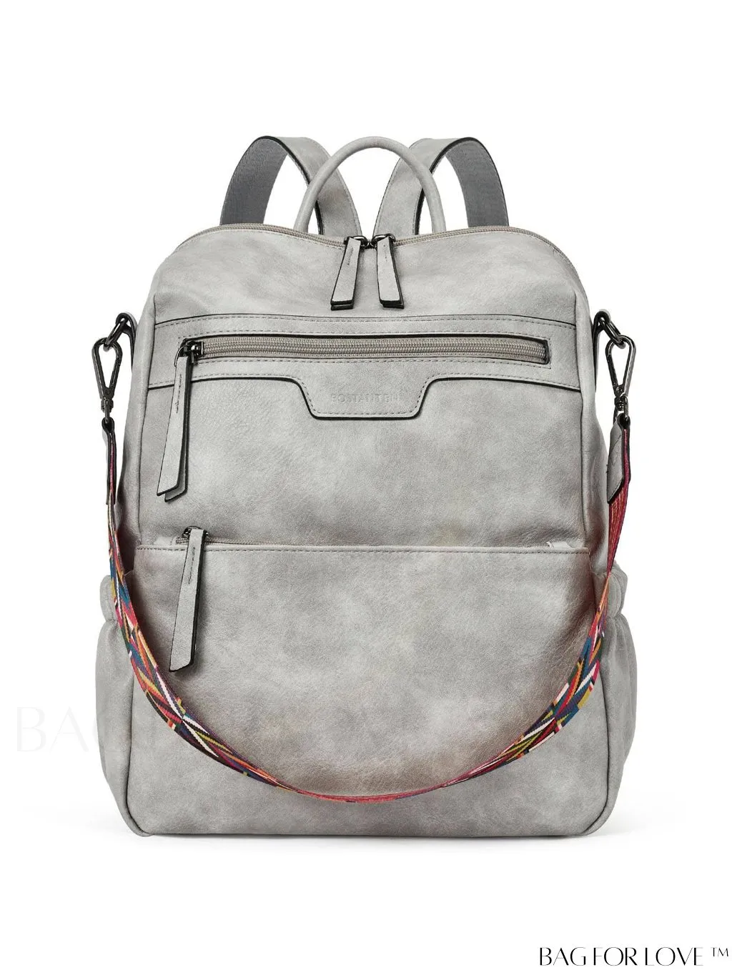 BagForLove - BOSTANTEN Fashion Designer Leather Backpack Purse - Versatile Travel Shoulder Bag for Women