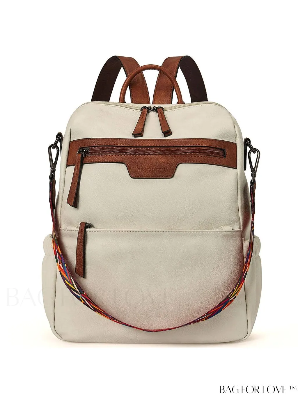 BagForLove - BOSTANTEN Fashion Designer Leather Backpack Purse - Versatile Travel Shoulder Bag for Women