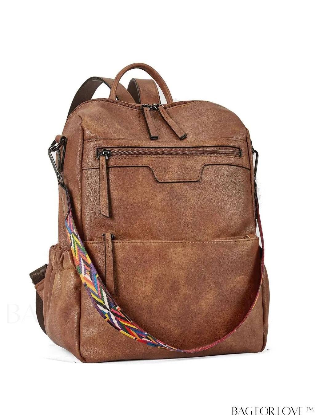 BagForLove - BOSTANTEN Fashion Designer Leather Backpack Purse - Versatile Travel Shoulder Bag for Women