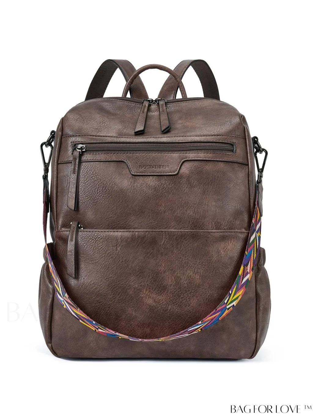 BagForLove - BOSTANTEN Fashion Designer Leather Backpack Purse - Versatile Travel Shoulder Bag for Women