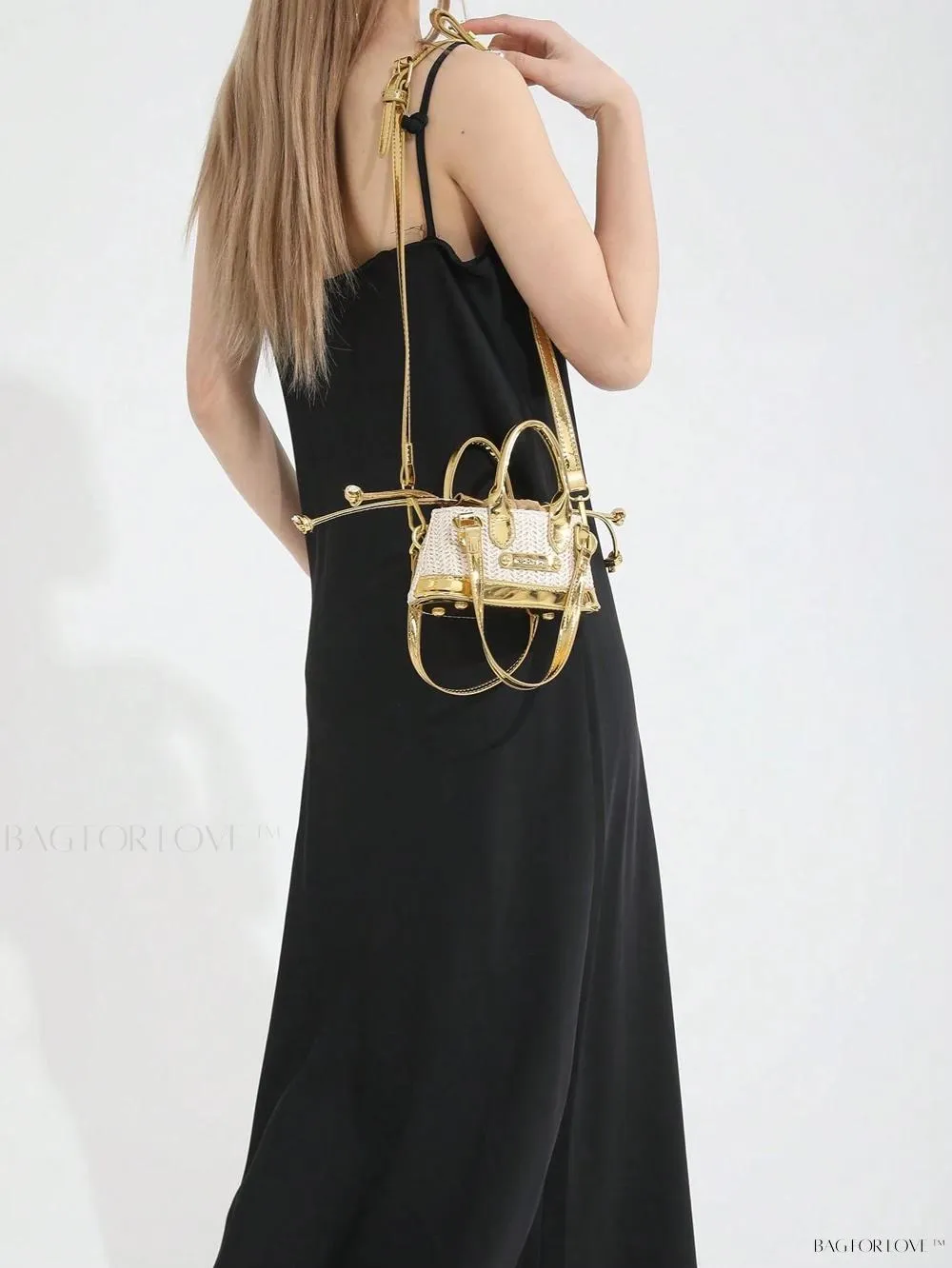 BagForLove - Lady's Little Treasure A Must-Have PU Contrast-Colored Handbag