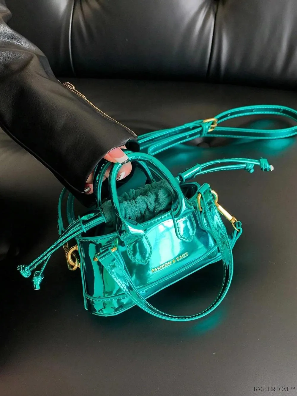 BagForLove - Lady's Little Treasure A Must-Have PU Contrast-Colored Handbag