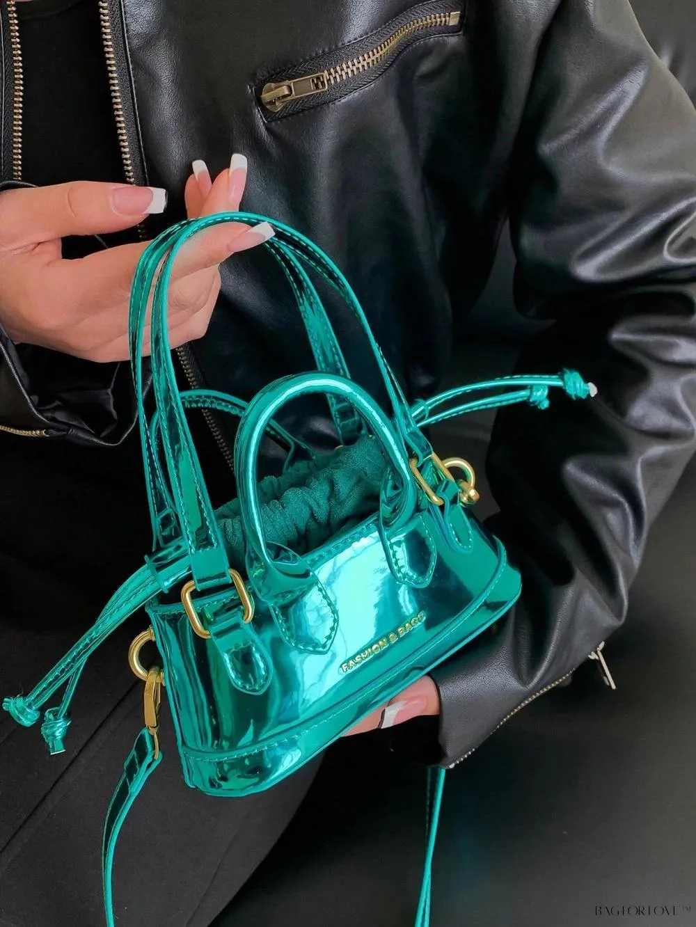 BagForLove - Lady's Little Treasure A Must-Have PU Contrast-Colored Handbag