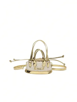 BagForLove - Lady's Little Treasure A Must-Have PU Contrast-Colored Handbag