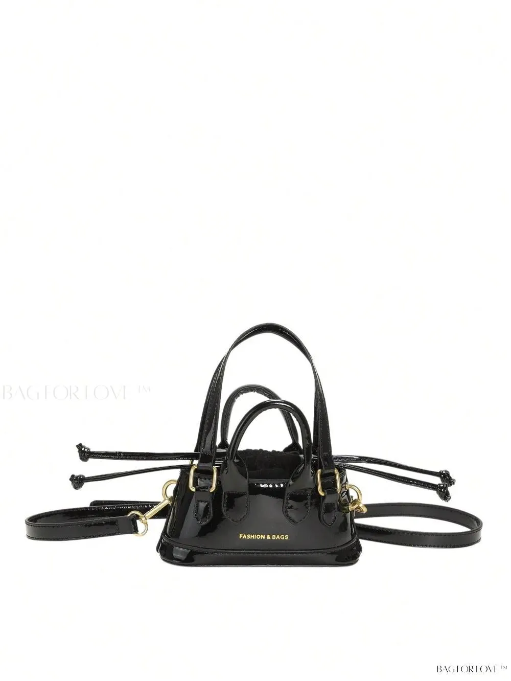 BagForLove - Lady's Little Treasure A Must-Have PU Contrast-Colored Handbag