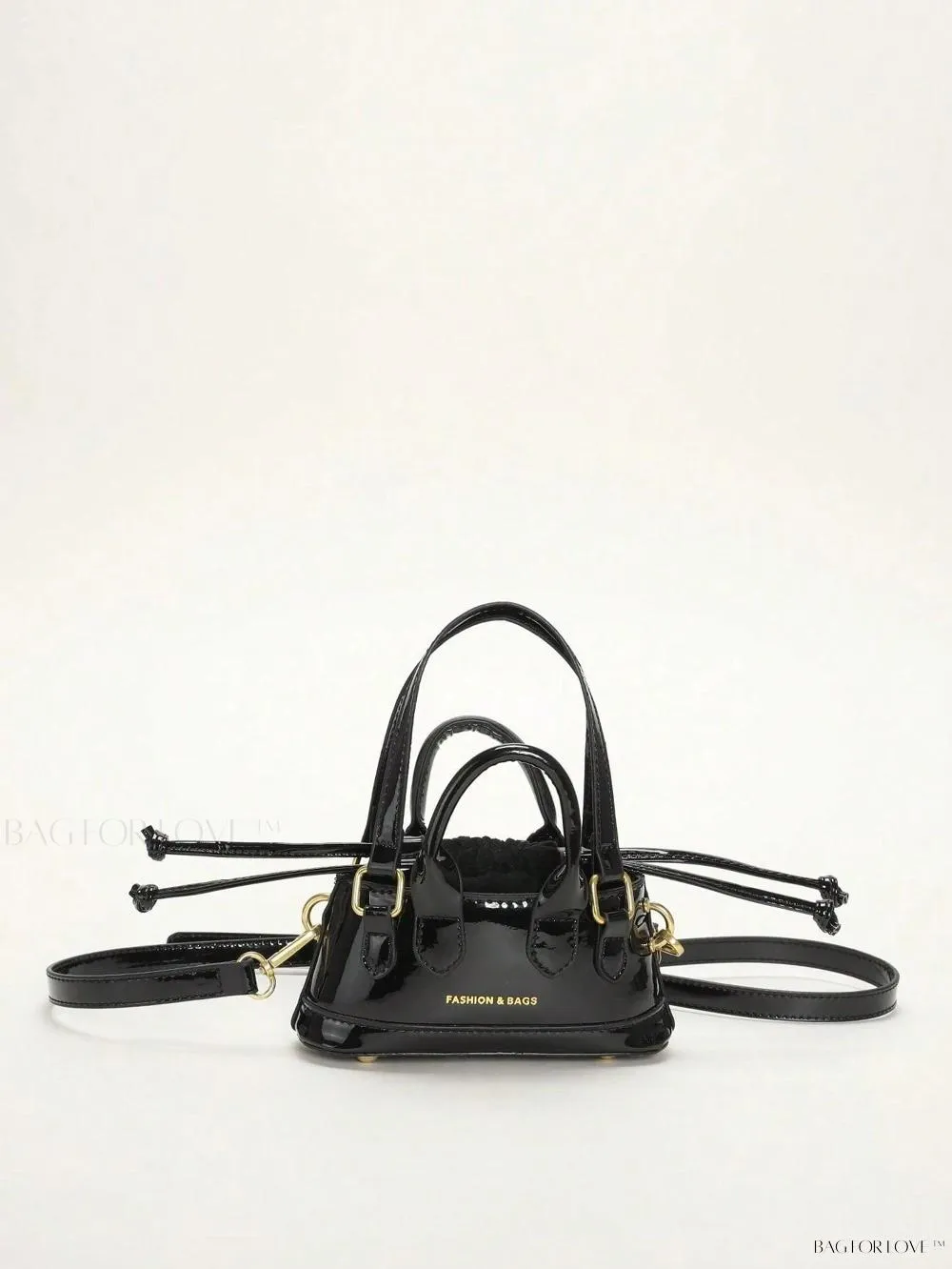 BagForLove - Lady's Little Treasure A Must-Have PU Contrast-Colored Handbag