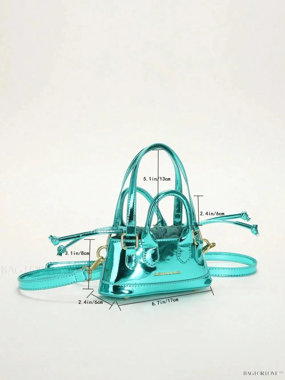 BagForLove - Lady's Little Treasure A Must-Have PU Contrast-Colored Handbag