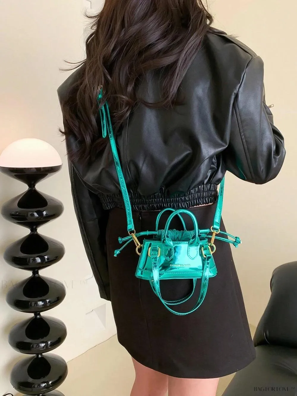 BagForLove - Lady's Little Treasure A Must-Have PU Contrast-Colored Handbag