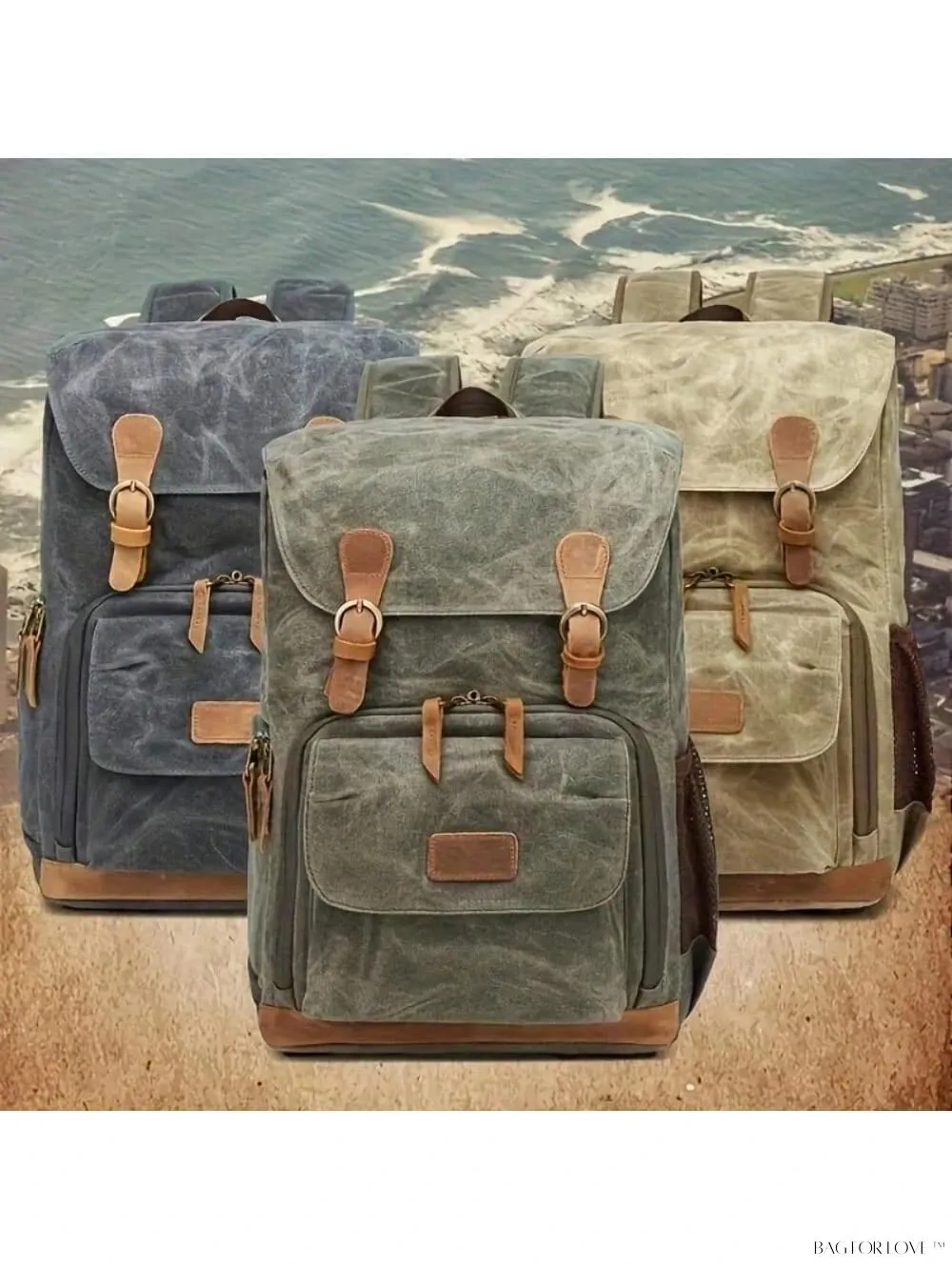 BagForLove - Large Capacity Canvas Backpack for Outdoor Adventures