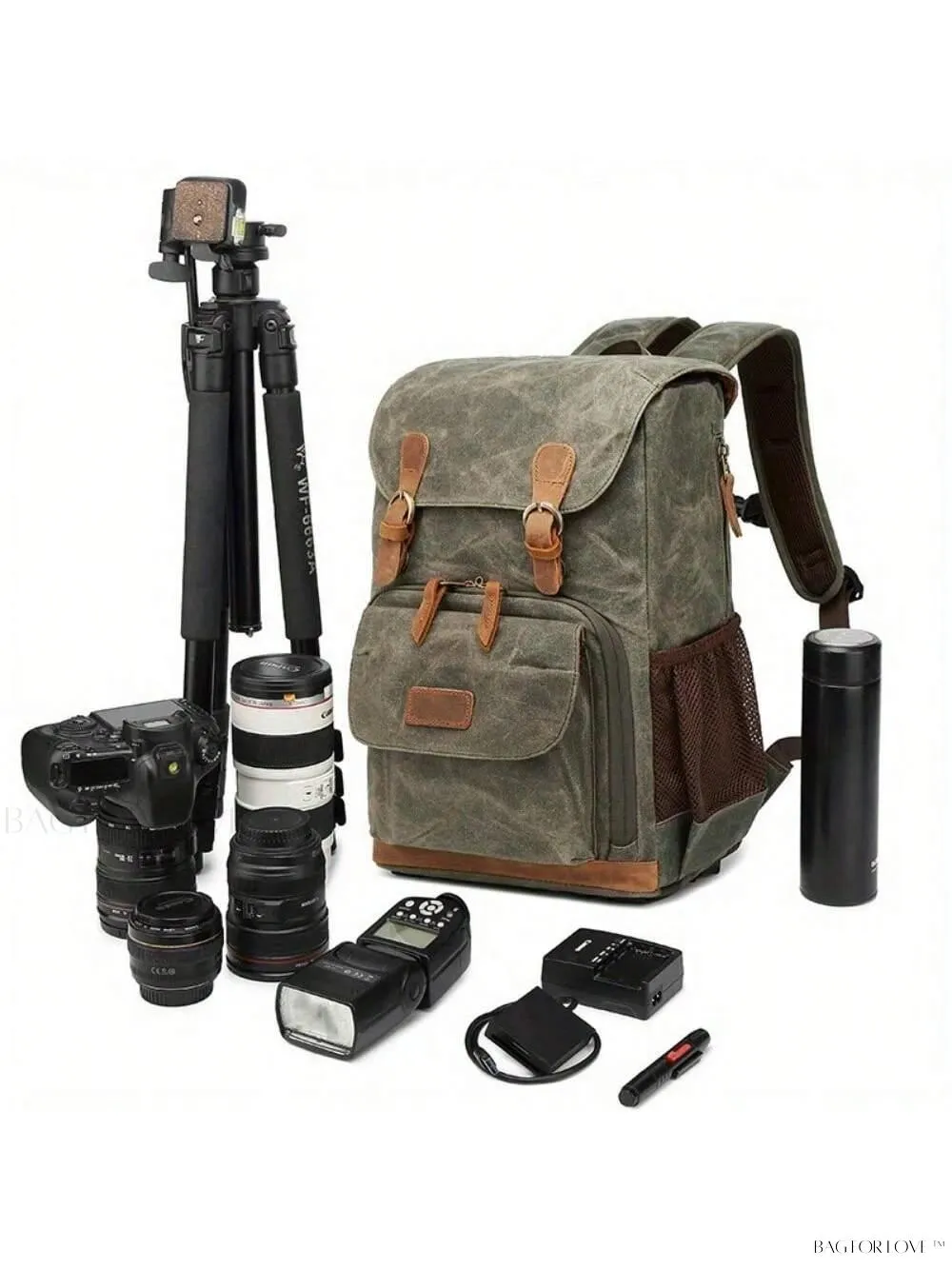 BagForLove - Large Capacity Canvas Backpack for Outdoor Adventures
