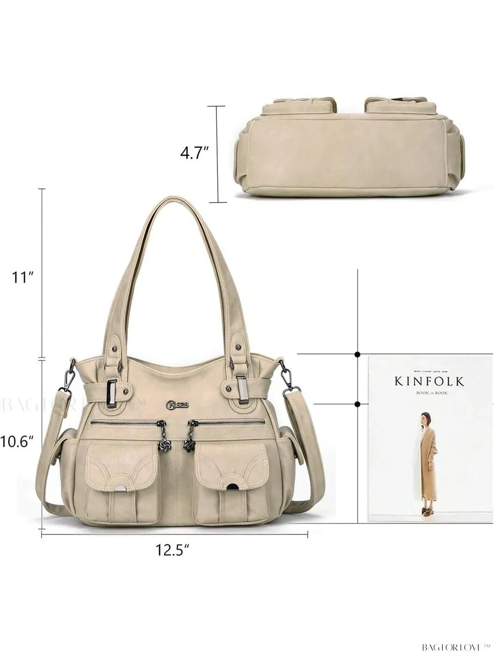 BagForLove - Large Tote Handbag For Women With Multiple Pockets